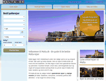 Tablet Screenshot of malta.dk